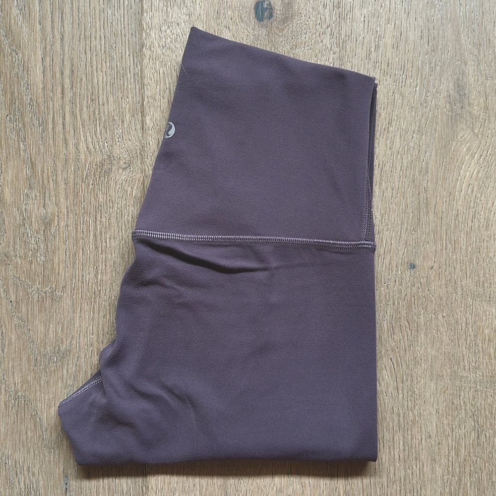 EUC align pant 25" graphite purple size 4 lululemon